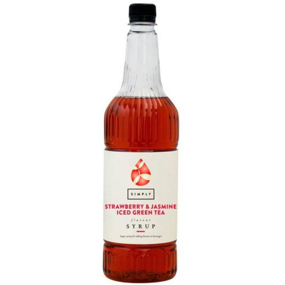 Simply Strawberry Jasmine Iced Green Tea Syrup | 1 Litre – A1 Coffee