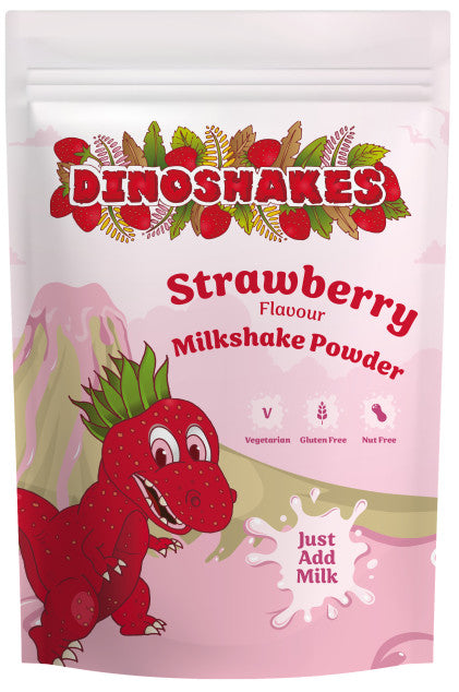 Dinoshakes Strawberry Milkshake Powder - 10 x 1kg