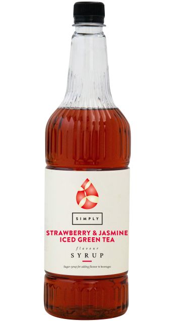 Simply Strawberry & Jasmine Iced Green Tea Syrup (1 litre)
