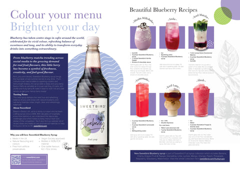 Sweetbird Blueberry Syrup (1 Litre)