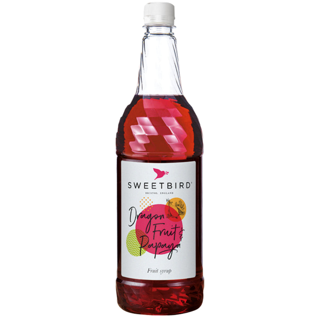 Sweetbird Dragon Fruit & Papaya Syrup | 1 Litre Coffee Syrups – A1 Coffee
