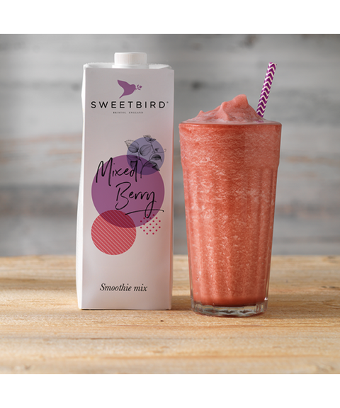 Sweetbird Smoothie Mix - Mixed Berry (8 x 1 Litre)