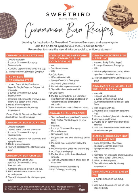 Sweetbird Cinnamon Bun Syrup