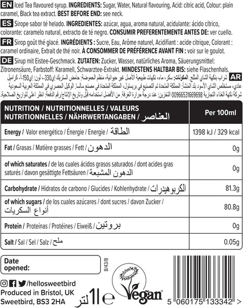 Sweetbird Iced Tea Syrup