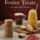 Promotional image of Sweetbird Festive Treats with drinks and mince pies on a wooden table.
