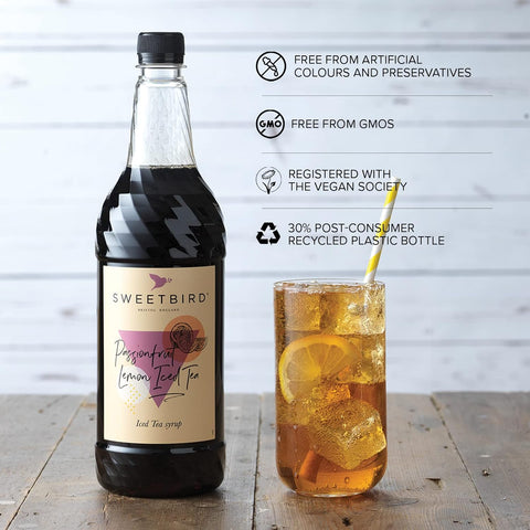 Sweetbird Passion Fruit Lemon Iced Tea Syrup