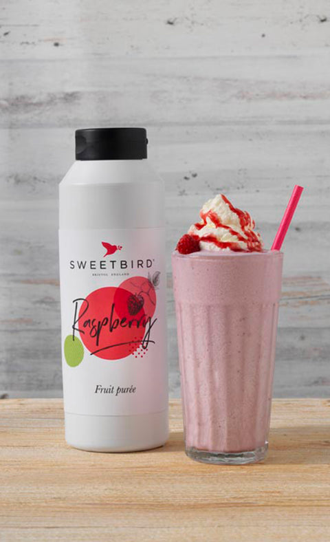 Sweet Bird Raspberry Iced Tea Sweetbird Raspberry Fruit Puree | 1 Litre Bottle | A1 Coffee