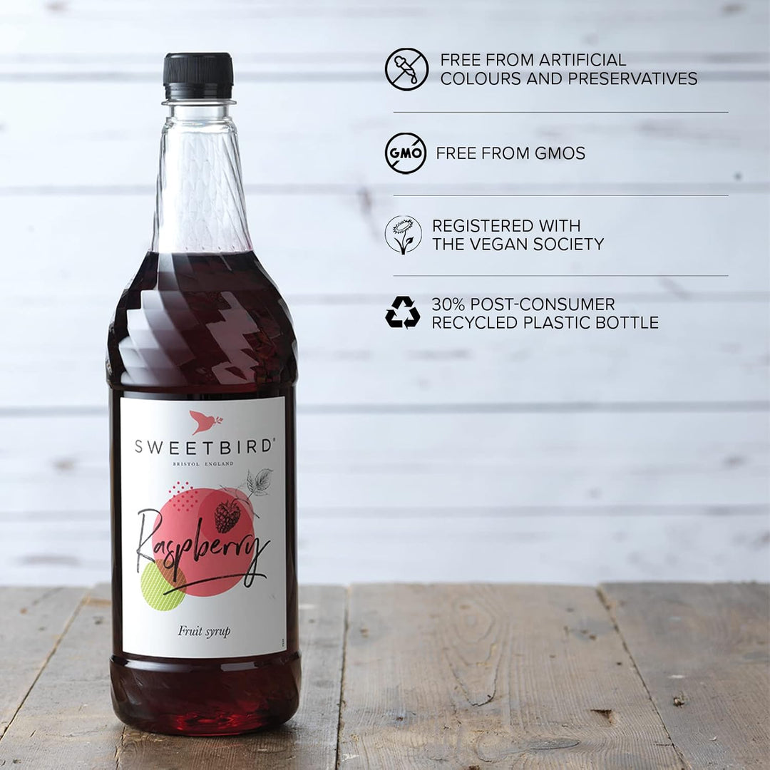 Sweet Bird Raspberry Iced Tea Sweetbird Raspberry Flavour Syrup | 1 Litre – A1 Coffee
