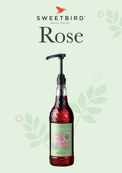 Sweetbird Rose Botanical Syrup