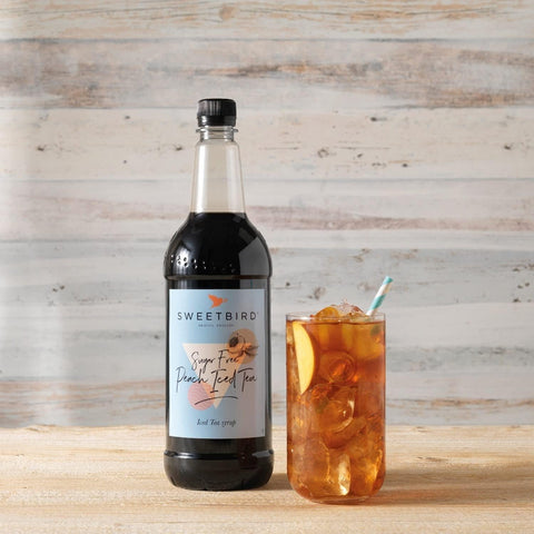 Sweetbird Sugar Free Peach Iced Tea Syrup
