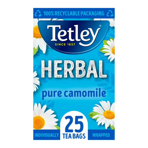 Tetley Camomile Envelope Tea Bags - Box of 25