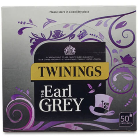 Twinings Earl Grey String, Tag, & Envelope (50 Tea bags)
