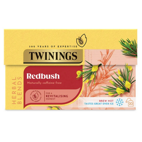 Twinings Redbush Rooibos String Tag & Envelope Tea Bags (20)