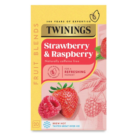 Twinings Strawberry & Raspberry Tea Bags (20)