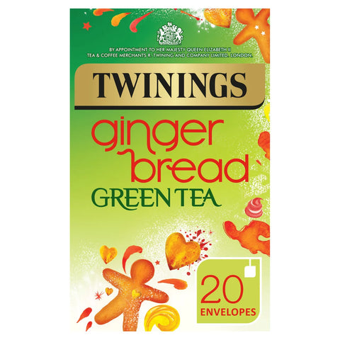 Twinings Green Gingerbread Envelope Tea Bags (20)