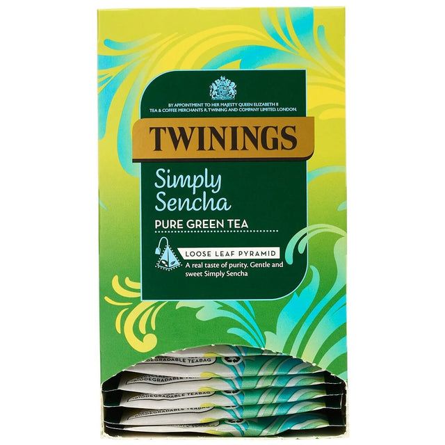 Twinings Simply Sencha Pure Green Tea Bags | Box Of 15 – A1 Coffee