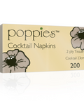 Unbleached Cocktail Napkins - 23x23cm (200)