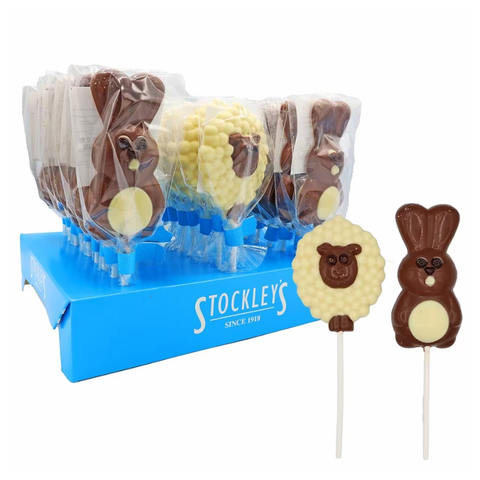 Stockley's Chocolate Easter Lollipops (27 x 30g)