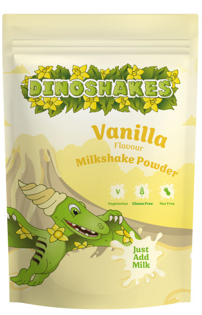 Dinoshakes Vanilla Milkshake Powder - 1kg Bag