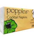 White Cocktail Napkins - 23x23cm