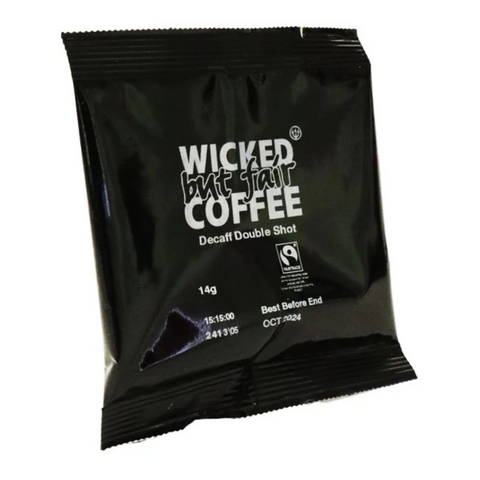 Wicked Fairtrade Decaf Double Shots Ground Coffee