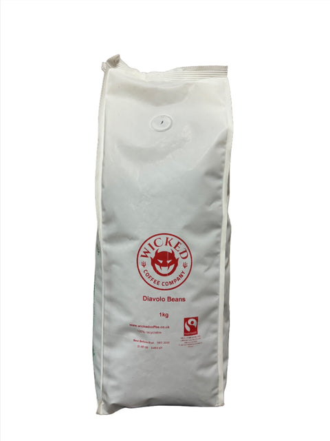 Wicked Diavolo Fairtrade Coffee Beans 1kg