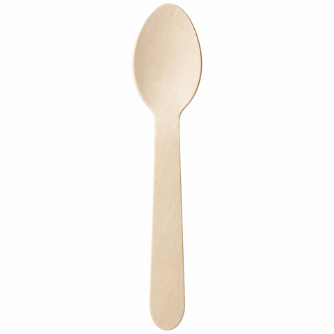 Wood Tea Spoons 110mm (Pack of 100)