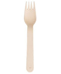 Wooden 165mm Disposable Forks Pack of 100