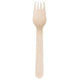 Wooden 165mm Disposable Forks Pack of 100