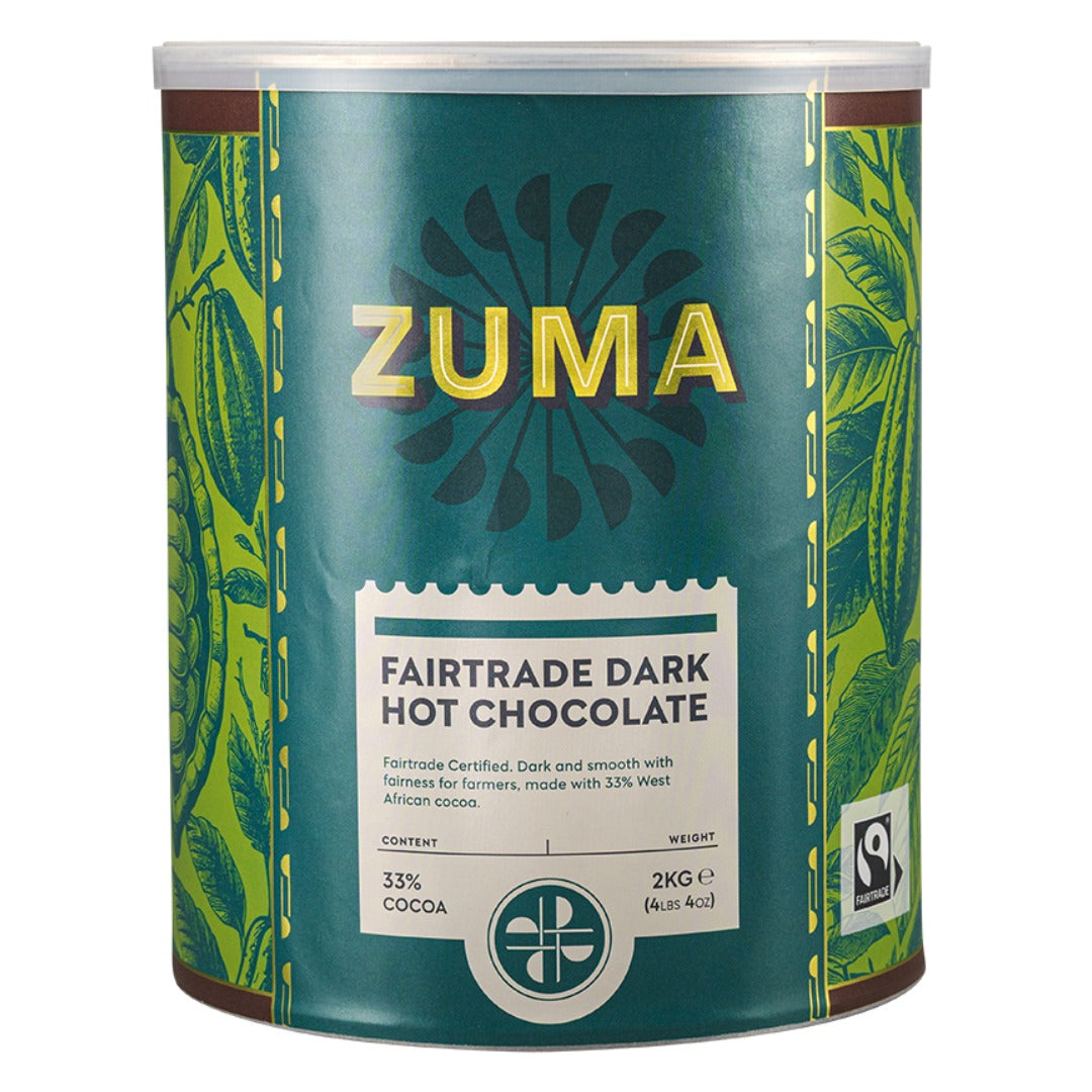Zuma Fairtrade Dark Hot Chocolate Powder | 2Kg – A1 Coffee