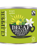 Clipper Fairtrade Organic Decaf Instant Coffee