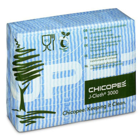 Chicopee J-Cloth 300 - Folded Blue (Pack Of 50)