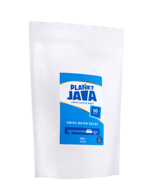 Planet Java Decaffeinated Coffee Bags (50 x 8g)