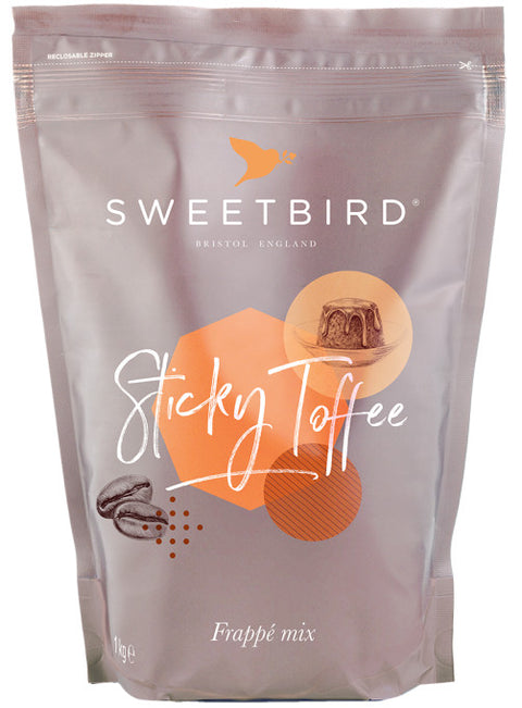 Sweetbird Frappe Mix - Sticky Toffee (1kg Pouch)