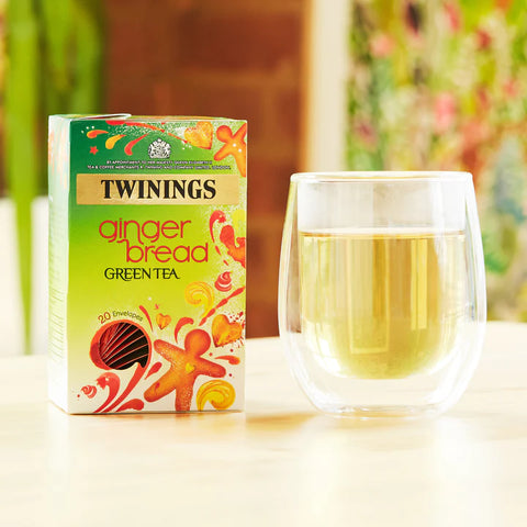 Twinings Gingerbread Indulgence Green Envelope Tea Bags (20)