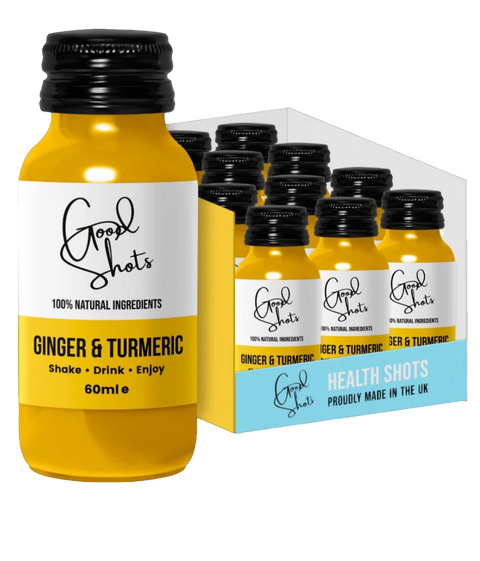 Good Shots Ginger & Turmeric Shot Bottles (12 x 60ml)