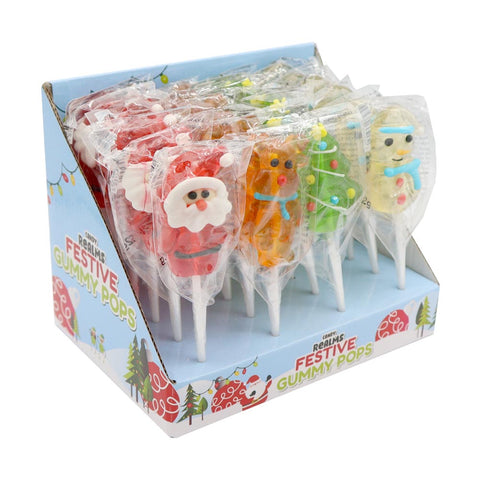 Festive Gummy Pops (24 x 22g sticks)