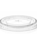 Flat Lid Straw Slot For Clear RPET Cups (100)