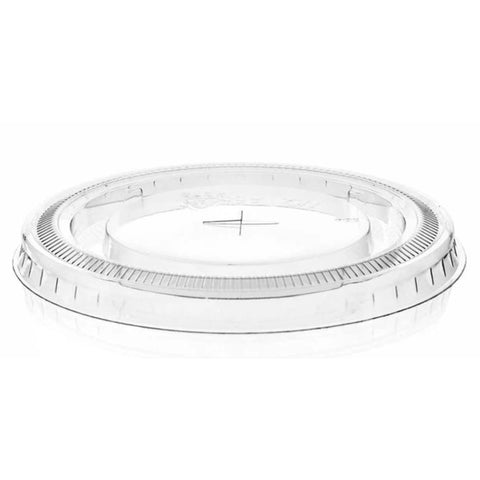 Flat Lid Straw Slot For Clear RPET Cups (1000)
