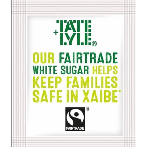 White Fairtrade Sugar Sachets - Tate & Lyle (1000)