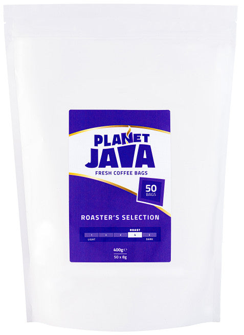 Planet Java Roasters Selection Coffee Bags (50 x 8g)