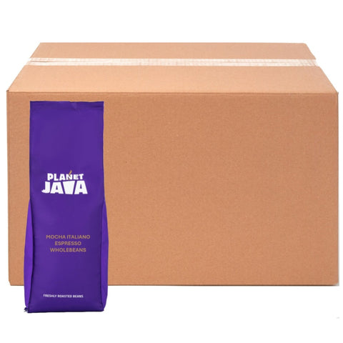 Planet Java Mocha Italiano Espresso Wholebeans (20 x 1Kg) - £11.49/kg