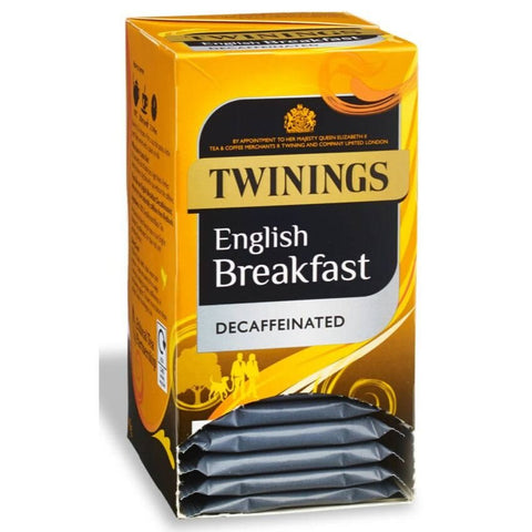 Twinings English Breakfast Decaf String Tag & Envelope Tea bags (20)