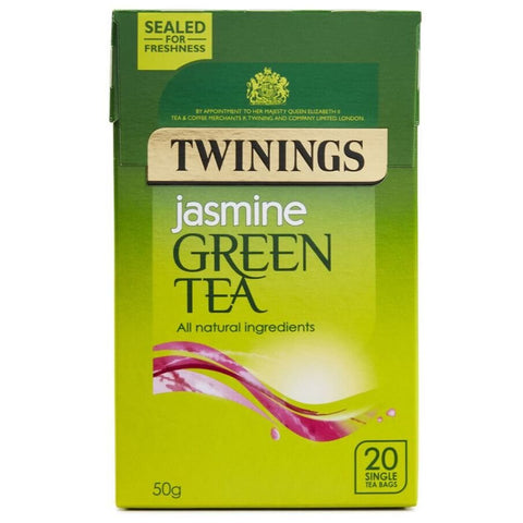 Twinings Green Tea With Jasmine String Tag & Envelope Tea bags (20)