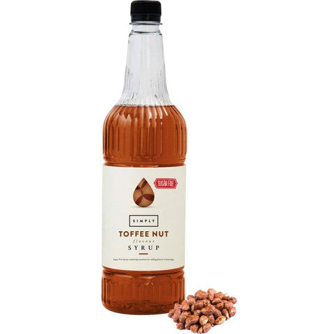 Simply Toffee Nut Sugar Free Syrup (1 Litre)