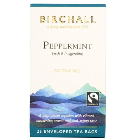 Birchall Peppermint Fairtrade Envelope Tea bags (25)