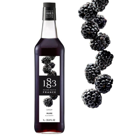 1883 Maison Routin Blackberry Syrup - 1 Litre (Glass Bottle)