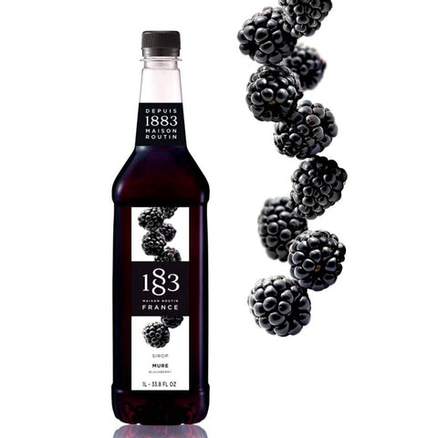 1883 Maison Routin Blackberry Syrup - 1 Litre (Plastic Bottle)