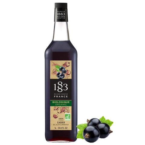 Routin 1883 Blackcurrant Organic Syrup - 1 Litre (Glass Bottle)