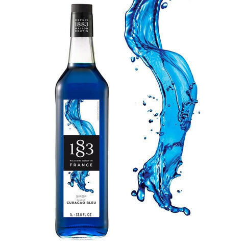 Routin 1883 Blue Curacao Syrup - 1 Litre (Glass Bottle)